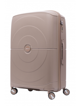 Валіза Велика L BAGIA Travel PP Поліпропіленова Бежева BGA-Travel-L-crcl-khaki фото