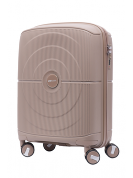 Валіза Мала S BAGIA Travel PP Поліпропіленова Бежева BGA-Travel-S-crcl-khaki фото