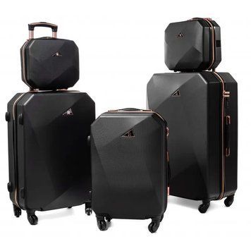 Валіза Мала RGL 941 S ABS Чорна RGL-941-S-black фото