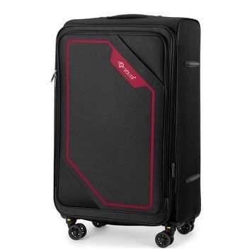 Валіза Велика Мʼяка 26' L STL2240 Чорний/Червоний STL2240-26-black-red фото