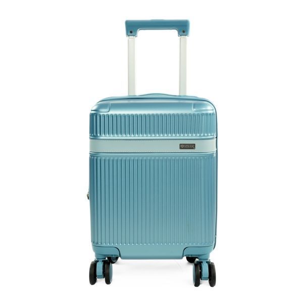 Набір валіз SOLIER Nokiro Мала XS 16' + Косметичка 12' STL976 ABS Блакитна STL976-16-12-blue фото