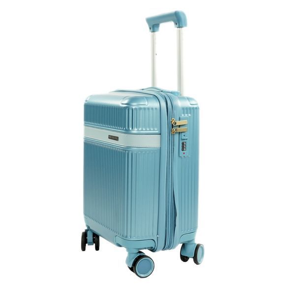 Набір валіз SOLIER Nokiro Мала XS 16' + Косметичка 12' STL976 ABS Блакитна STL976-16-12-blue фото