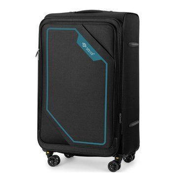Валіза Велика Мʼяка 29' XL STL2240 Чорний/Зелений STL2240-29-black-green фото