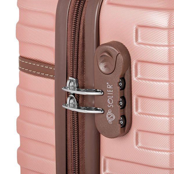 Валіза Велика 26' L STL957 ABS Рожева STL957-26-pink фото