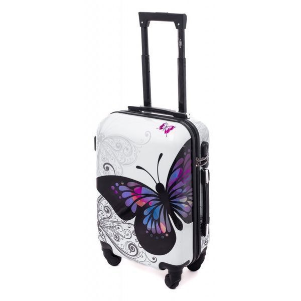 Валіза Велика XL RGL 5188 ABS Білий метелик RGL-5188-XL-white-butterfly фото