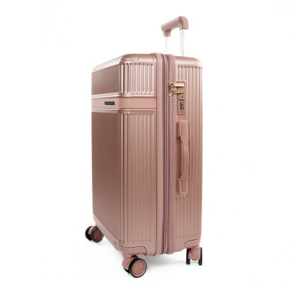 Набір валіз SOLIER Nokiro Мала S 20' + Косметичка 12' STL976 ABS Рожеве золото STL976-20-12-rose-gold фото