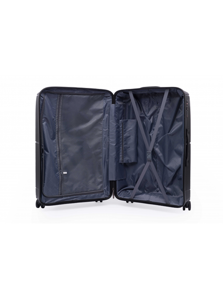 Набір валіз BAGIA Travel Premium PP Косметичка + Валіза Мала Поліпропілен Чорний prmtrvl-set-black-cosm-S фото