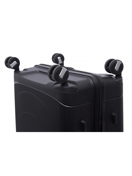 Набір валіз BAGIA Travel Premium PP Косметичка + Валіза Мала Поліпропілен Чорний prmtrvl-set-black-cosm-S фото