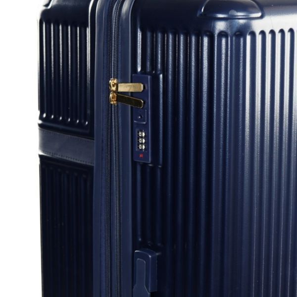 Набір валіз SOLIER Nokiro Велика XL 28' + Косметичка 12' STL976 ABS Темно-синя STL976-28-12-dark-blue фото